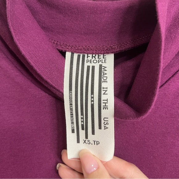 NWOT Free People Mock Neck Sleeveless Muscle Tank Top - Picture 5 of 6